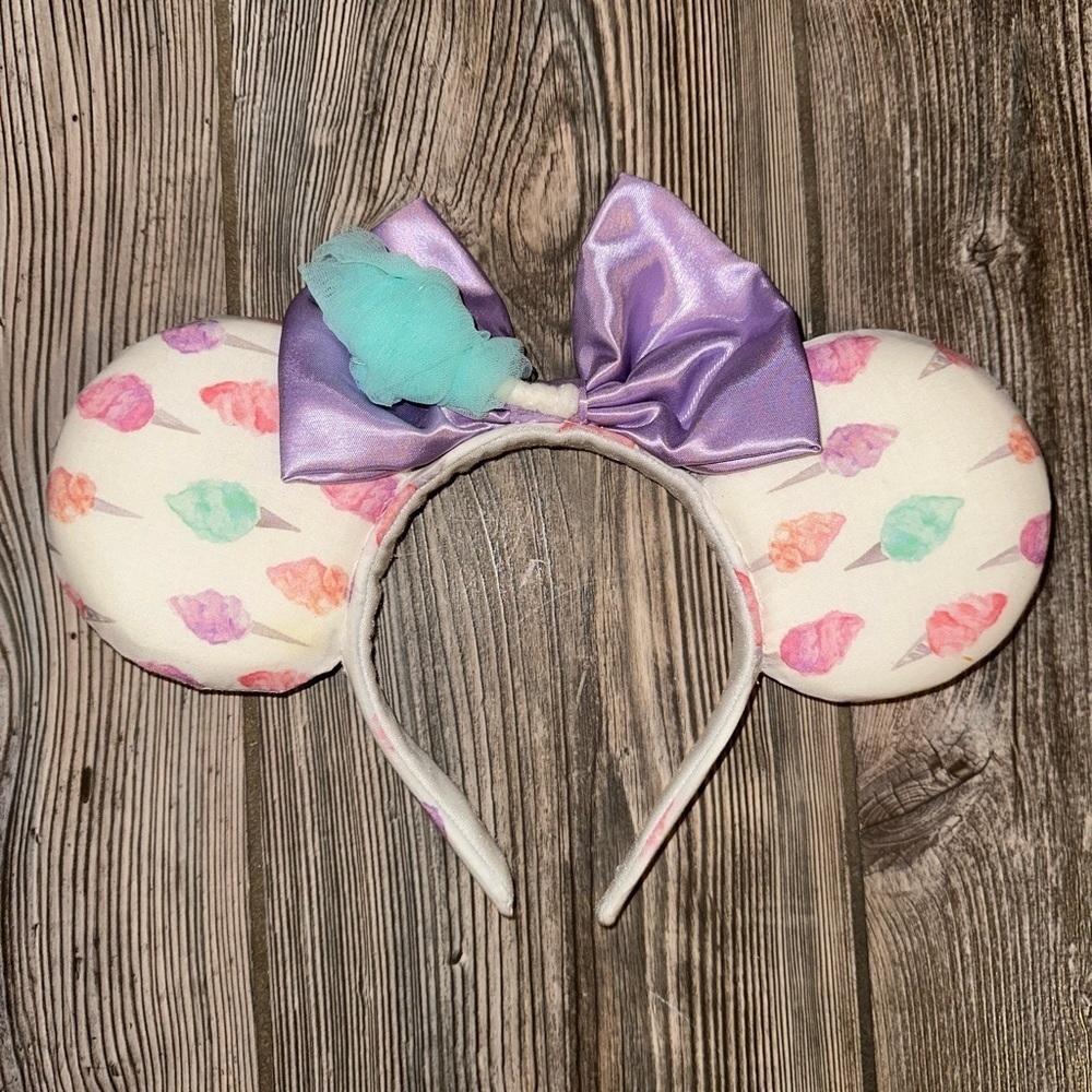 Disney Cotton Candy Mickey Mouse Ears Handmade
Soft Comfortable Headband